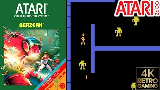 Berzerk Atari 2600 4k Gameplay