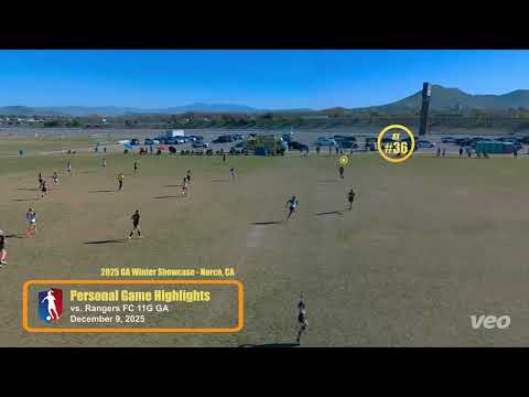 Personal Game Highlights vs. Rangers FC 11G GA (2025.12.09)