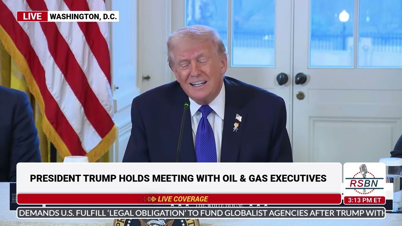 FULL: President Trump Holds a Meeting with Oil and Gas Executives - 01/09/26
