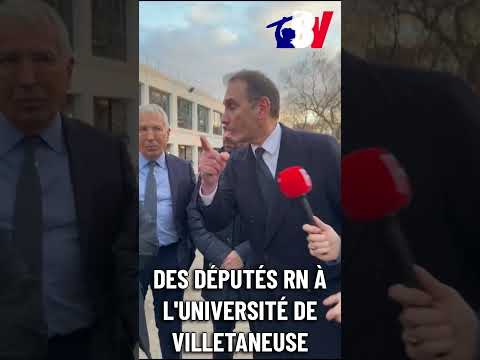 Des députés RN à l'Université Paris Sorbonne Nord après des accusations de dérive communautariste