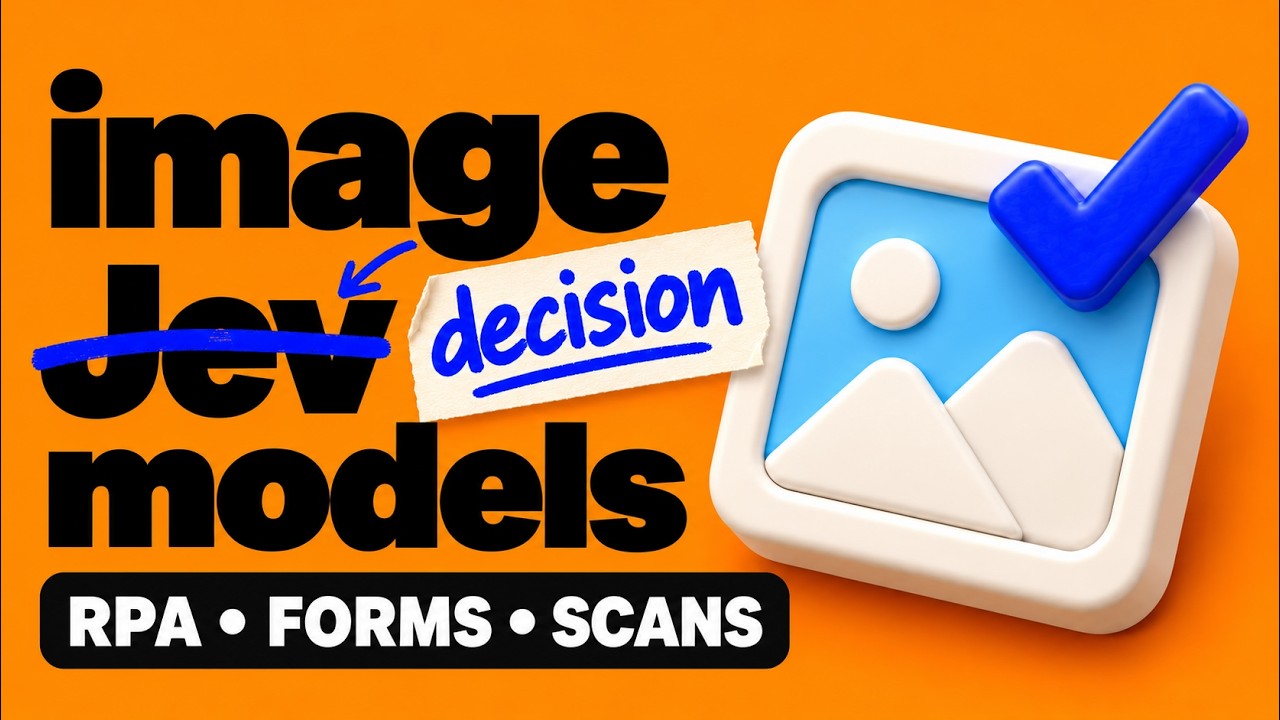 Image Decision Models for RPA: Forms, Scans and Screenshots
