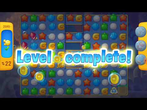 Fishdom 2039 hard - 2043 hard. Secrets of passing levels. First try
