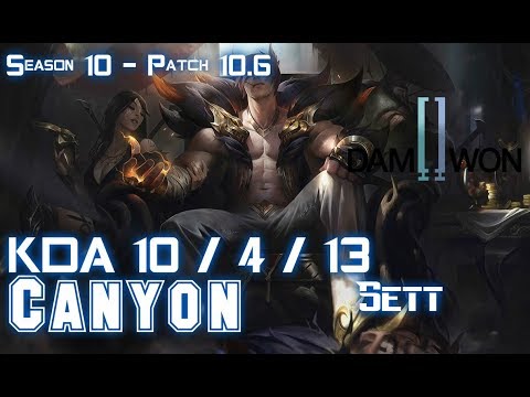 DWG Canyon SETT vs ELISE Jungle - Patch 10.6 KR Ranked