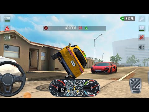 OLD Classic Cars UBER driver 🚖✨ city car Driving games Android iOS - Taxi sim 2022 gameplay