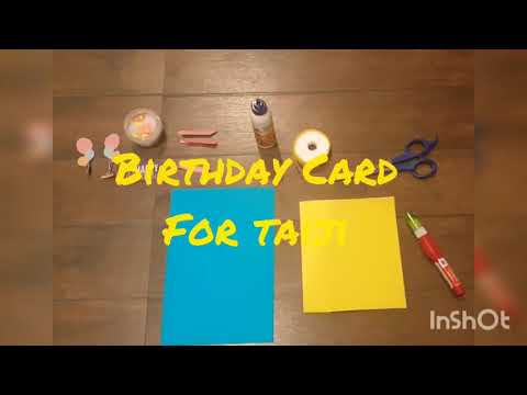 Birthday card for taiji