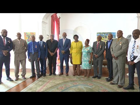 11 honoured with Pride of Barbados Awards
