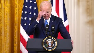 US President Joe Biden delivers a new howler during speech