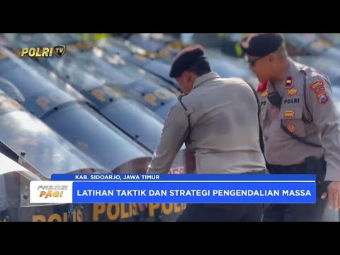 TINGKATKAN KESIAPAN &amp; PERKUAT KETANGGUHAN, SAMAPTA POLRESTA SIDOARJO GELAR LATIHAN DALMAS