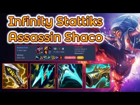 Infinity Edge Statikks Shaco - S13 Ranked [League of Legends] Full Gameplay - Infernal Shaco