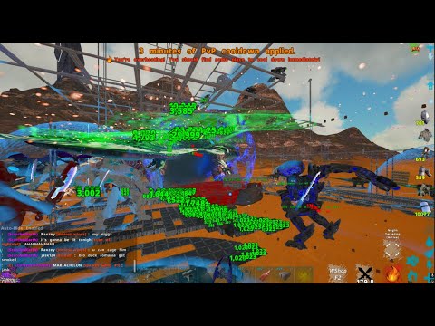 The Fusion Massacre Ft. Wiping Nate | Motosicarios | Ark Unofficial PvP