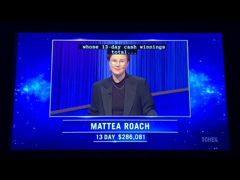 Jeopardy, intro - Mattea Roach DAY 14 (4/22/22)