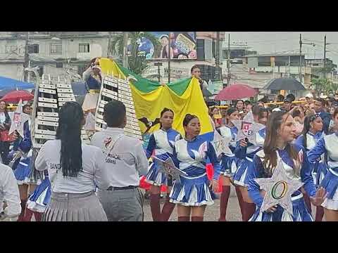 Desfile de cantonización en sus 43 años.Triunfo_Guayas_Ecuador.