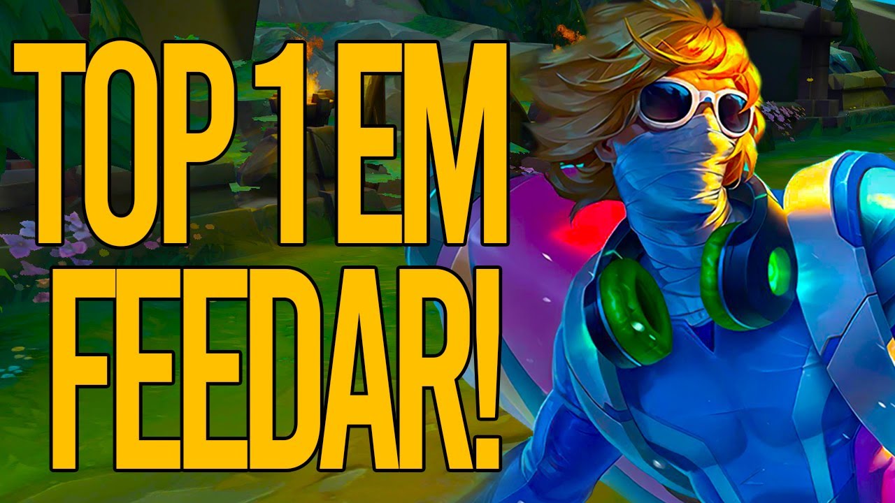 Por isso Singed é TOP 1 em ficar negativo!