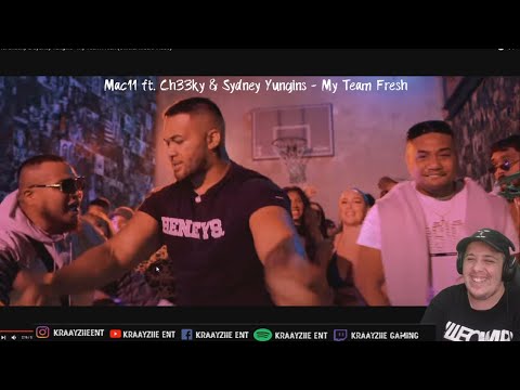 Kraayziie Reacts To Mac11 ft. Ch33ky & Sydney Yungins - My Team Fresh