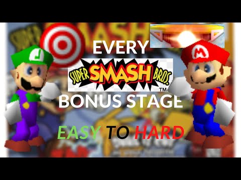 Every Super Smash Bros. Bonus Stage Easiest to Hardest