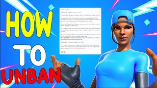 How To UNBAN Your Fortnite Account! (NEW METHOD)