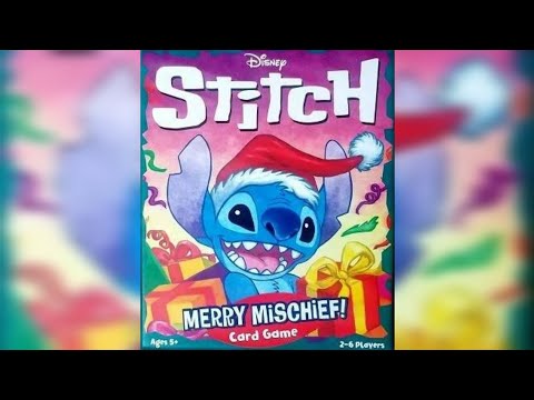 HOW TO PLAY Disney Stitch Merry Mischief! Card Game