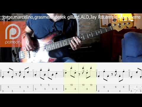 Eurythmics, Annie Lennox, Dave Stewart - Sweet Dreams BASS COVER + PLAY ALONG TAB + SCORE