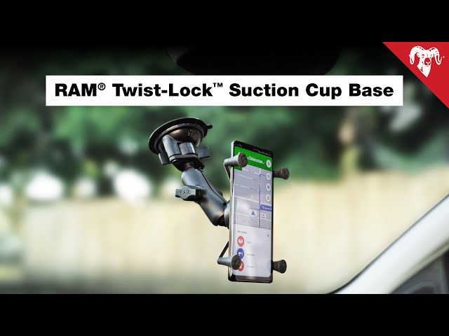 RAM® Twist-Lock™ Suction Cup Base with Ball