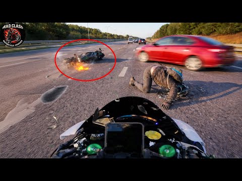 Most INSANE Motorcycle Crashes & Close Calls! EVERY RIDER SHOULD WATCH | Motorcycle Crashes 2025