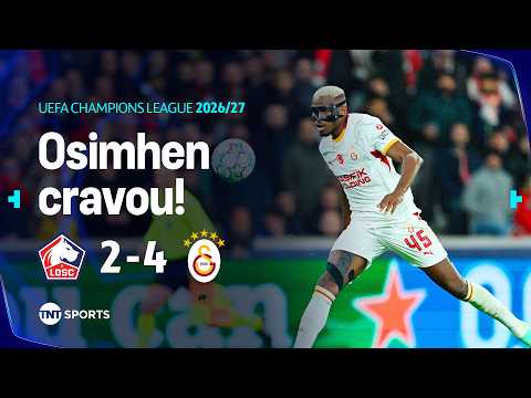 ALEXSANDRO DA ASSISTÊNCIA, MAS LILLE SOFRE VIRADA EM CASA NA CHAMPIONS | LILLE 2 X 4 GALATASARAY