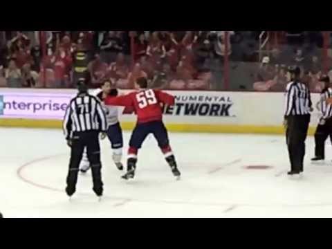 Washington Capitals Vs Buffalo Sabers pre season fight!