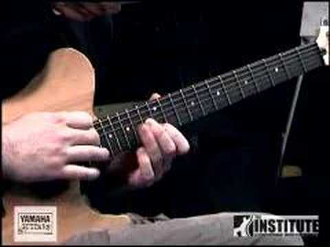 Tolis Zaviliaris guitar tutorial - String skipping Tapping
