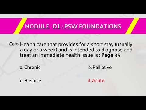 PSW NCCA exam review (Q&A) Module 1
