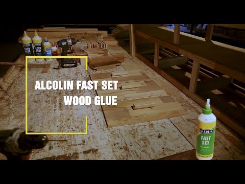 Use Alcolin Fast Set Wood Glue for quick turnaround jobs.