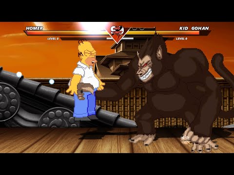 HOMER SIMPSON vs KID GOHAN - The most epic fight❗