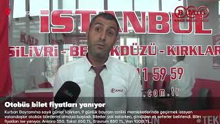 Otobüs bilet fiyatları yanıyor