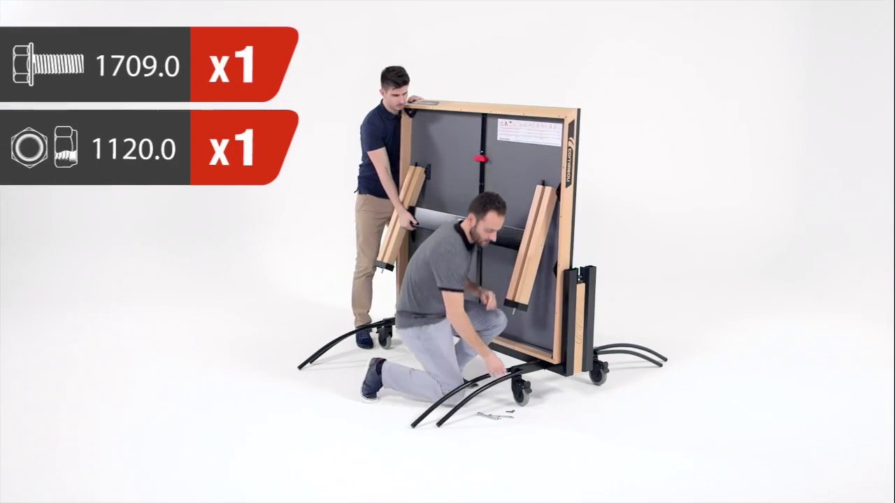 Składanie stołu tenisowego 850 WOOD ITTF Cornilleau