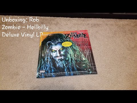 Unboxing: Rob Zombie - Hellbilly Deluxe Vinyl LP (Geffen B0026860-01)