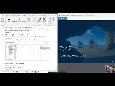 CBROPS - 3.3.10 Lab - Create User Accounts