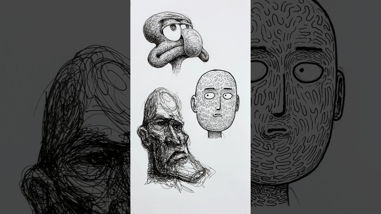 How To Squiggle Shade #drawing #art