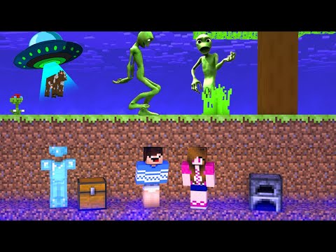 BASE SECRETA 100% PROTEGIDA CONTRA OS ALIENÍGENAS NO MINECRAFT! ‹ INVASÃO DOS ALIENS NA MULTILAND ›