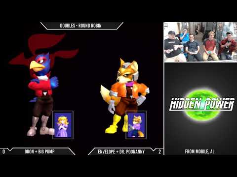 Hidden Power (June 2018): Melee Doubles RR - Dr. Poonanny + Envelope (Red) vs. Big Pump + dron