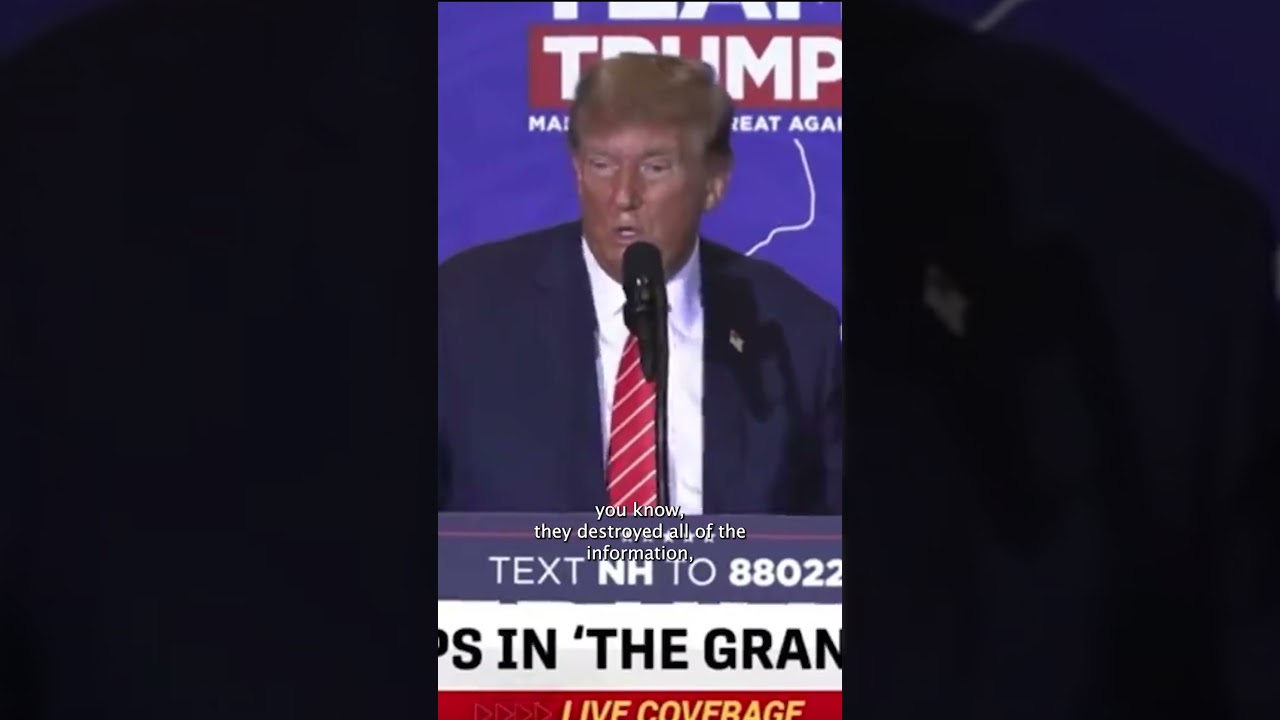 Trump descends into VISIBLE CONFUSION at his own rally