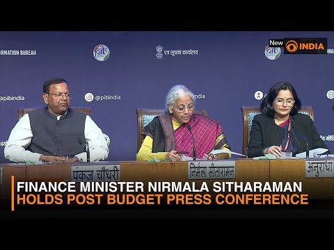 LIVE: Finance Minister Nirmala Sitharaman holds Post Budget Press Conference