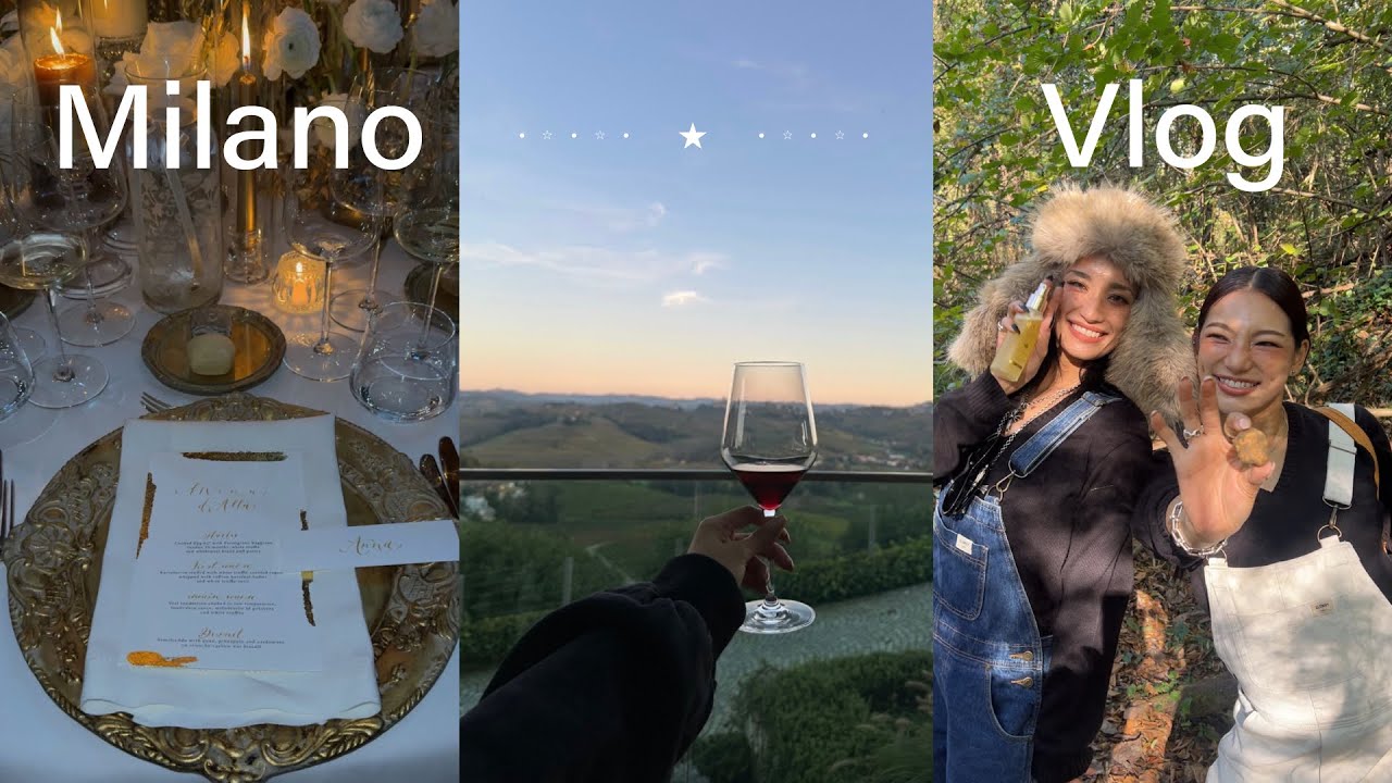 【ミラノvlog】2人で初のイタリア🇮🇹最高のメンバーで楽しすぎ！充実しすぎな3泊6日✨