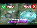TUTORIAL LING HOW TO PLAY ROTATION AND HOW PLAY LING CORRECTLY 4 SWORD FAST SKILL | MOBILE LEGENDS