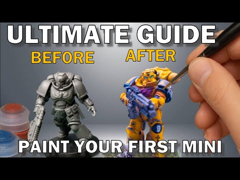 Ultimate guide to painting your first miniature - step-by-Step Beginner Guide