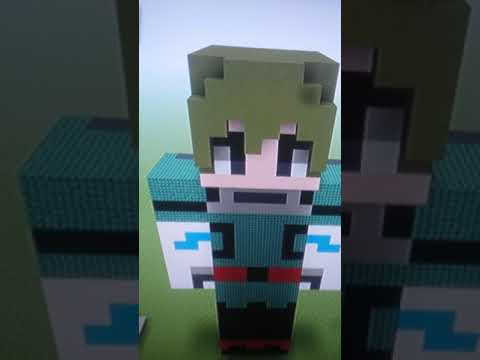 Moth Mother's Deku Transformation in Minecraft! BNHA Skins