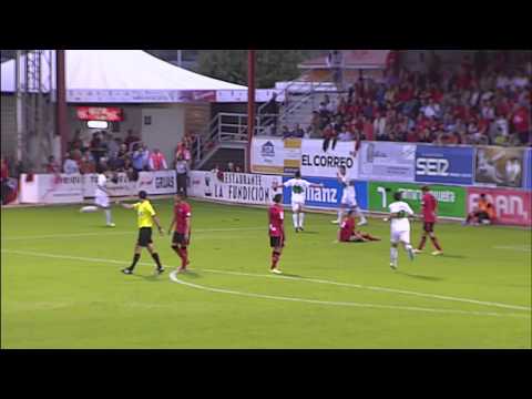 Gol de Pelayo (0-2) en el Deportivo Mirandés - Elche CF