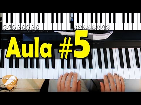 Aula de Teclado 05 - Sustenido e Bemol no Piano, na prática (para iniciantes)