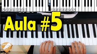 Aula de Teclado 05 - Sustenido e Bemol no Piano, na prática (para iniciantes)