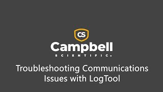 troubleshooting communications issues with logtool