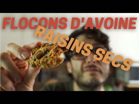 Recette Cookies aux flocons d&rsquo;avoine et raisins secs
