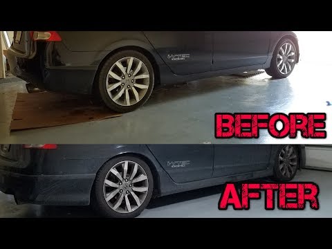 How To Install Eibach Pro Springs & Koni Shocks 8th Gen Honda Civic Si FA5