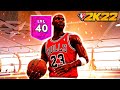 Using my MICHAEL JORDAN BUILD on NBA 2K22 Current Gen for the FIRST TIME...